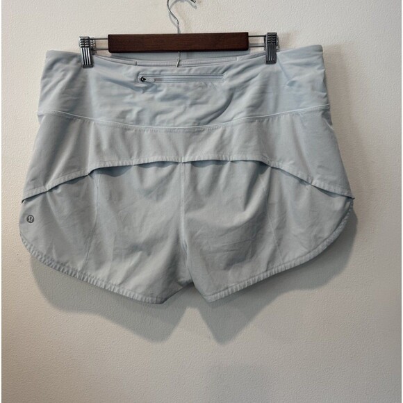 Lululemon Speed Up HR Short 2.5” Lined Size 14 Powder Blue PWBE 30812 - Picture 7 of 9